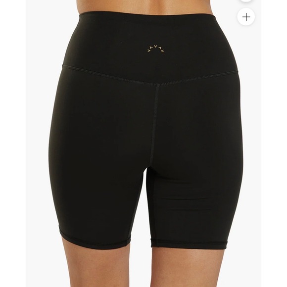 Varley Pants - Varley FreeSoft High Rise Bike Short 7 Black Athletic Yoga Shorts Womens Medium